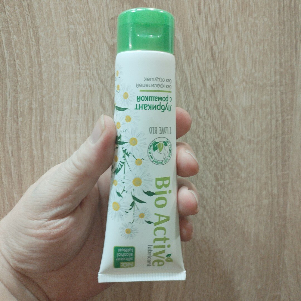 Лубрикант BIO ACTIVE 100 г, биоритм, нежный гель на водной основе, с ромашкой