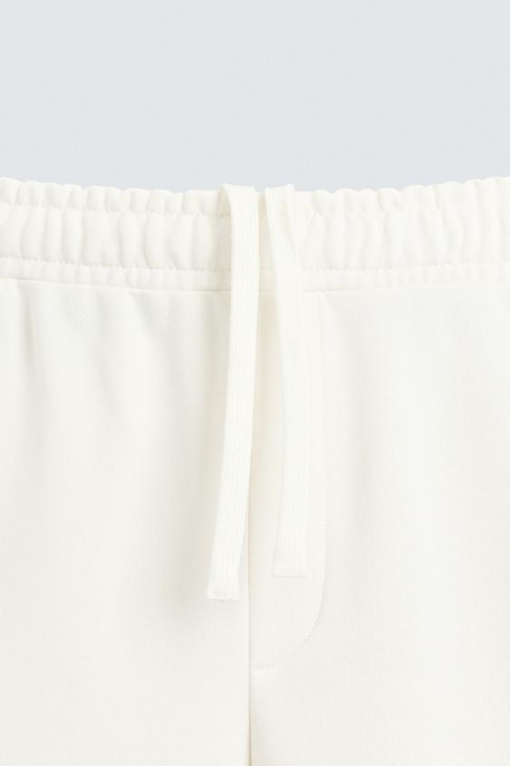 ZARA ДЖОГГЕРЫ WIDE-FIT, ЖЕЛТОВАТО-БЕЛЫЙ