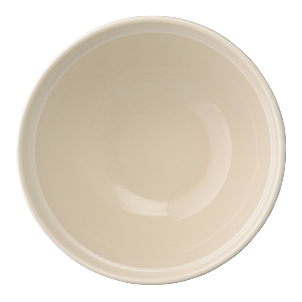 Миска кремового цвета с рельефным узором Ягоды Тайги из коллекции russian north, 1,5 л