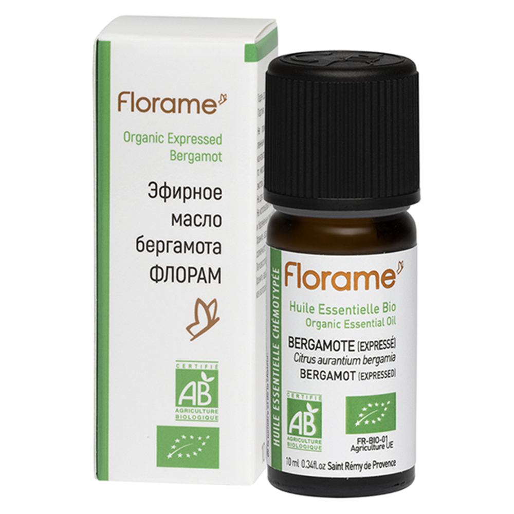 Эфирное масло БЕРГАМОТА Florame, 10 мл