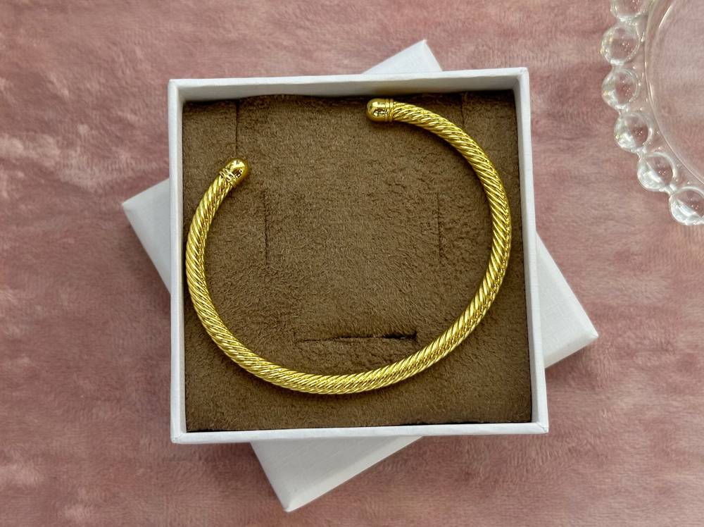 Браслет жесткий "Витой"