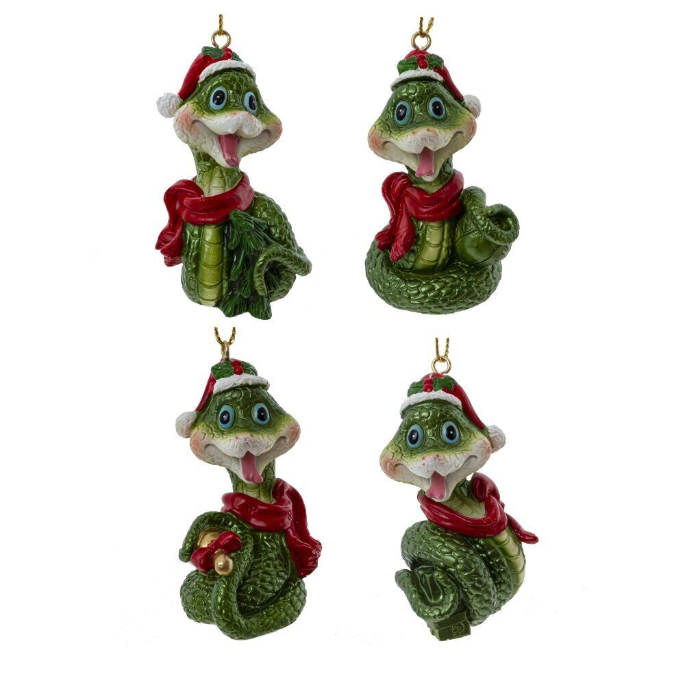 GAEM Фигурка декоративная подвесная "Змея", L3,5 W3 H7 см, 4в.