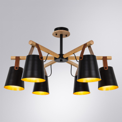 Люстра на штанге Arte Lamp A7032PL-6BK