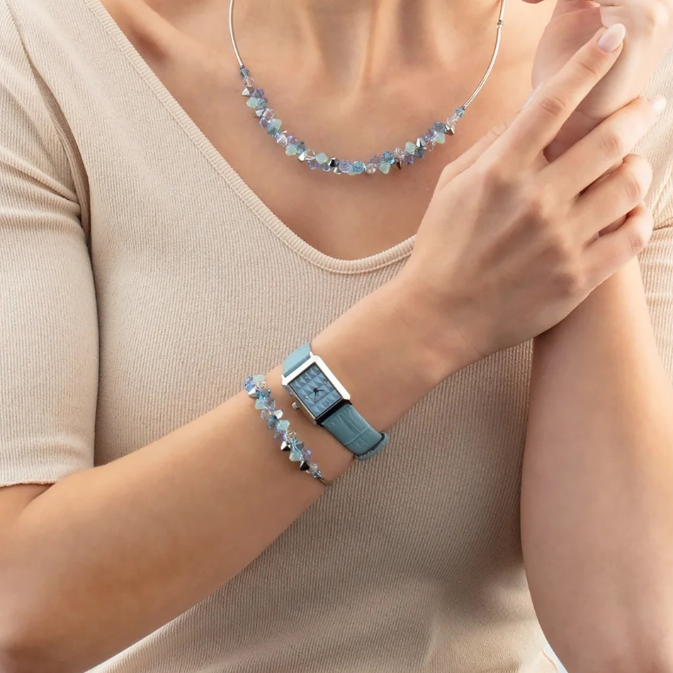Часы Coeur de Lion Light Blue-Silver 7670/71-0741