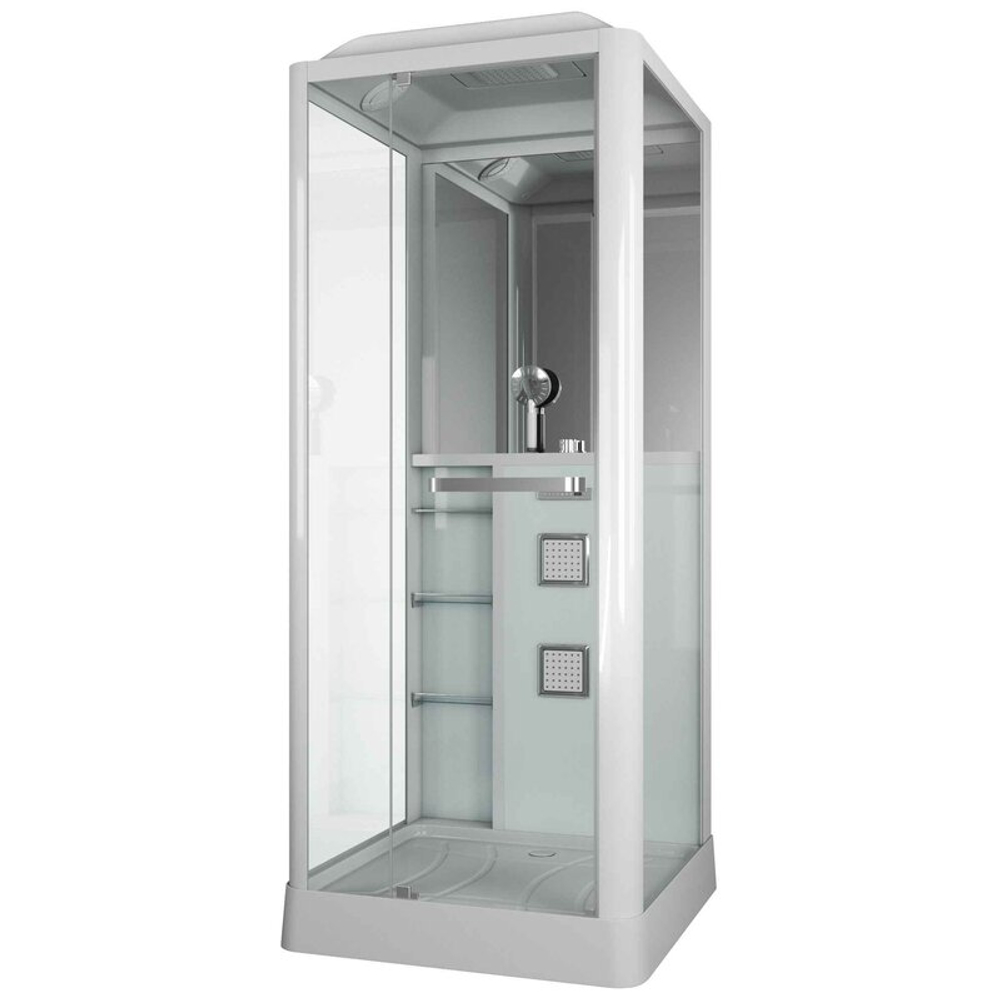 Душевая кабина Grossman Alba GR121(L) (90x90x225) дверь распашная,3 места