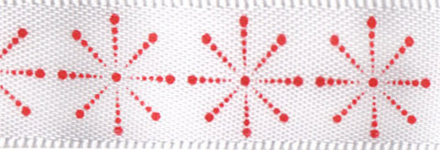 Лента атласная 12 мм  с рисунком, цв.Z5001/065