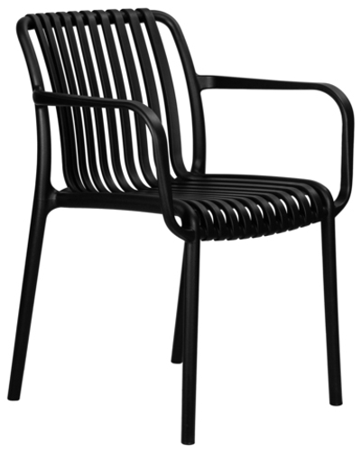 Стул обеденный DOBRIN WALTER ARM, черный (B-03)