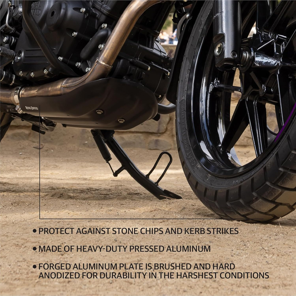 Алюминиевая защита картера Royal Enfield, черного цвета, арт. KXA00491