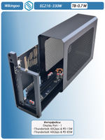 Внешний корпус для видеокарты Wikingoo EG216 - 330W. EGPu. Thunderbolt 3/4.
