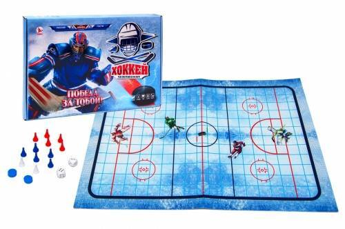 Настольная игра-ходилка "Хоккей. Чемпионат", 3+, Ракета