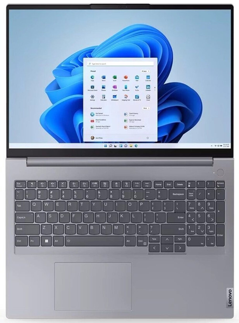 Ноутбук Lenovo ThinkBook 16 G6 IRL Intel Core i3 1315U 1200MHz/16"/1920x1200/8GB/512GB SSD/Intel UHD Graphics/Без ОС (21KH006PRU)