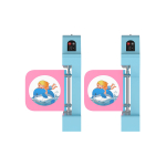 ТД 600 детский турникет БЛОКПОСТ