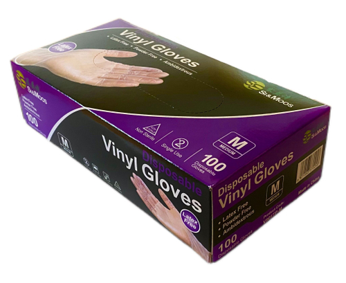 Перчатки виниловые (упаковка 50 пар)