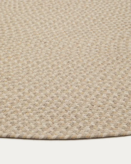 Овальный ковер Rodhe бежевый 100% ПЭТ 160 x 230