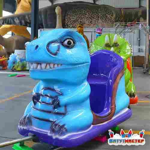 Аттракцион рельсовый для детей «ДиноОстров», 3 кабинки