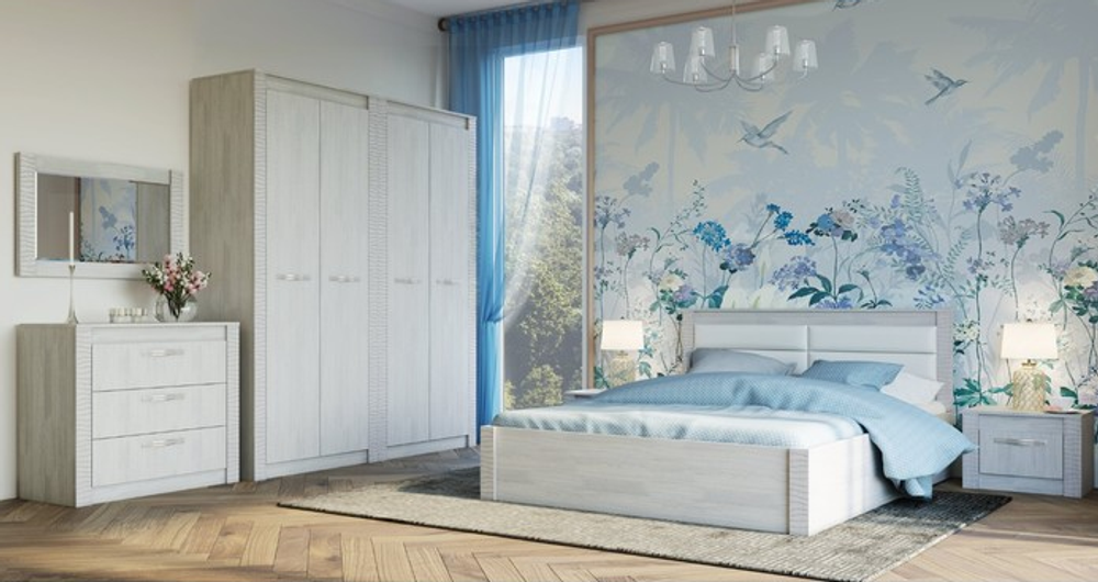 Зеркало Монако З-06 ясень белый/12