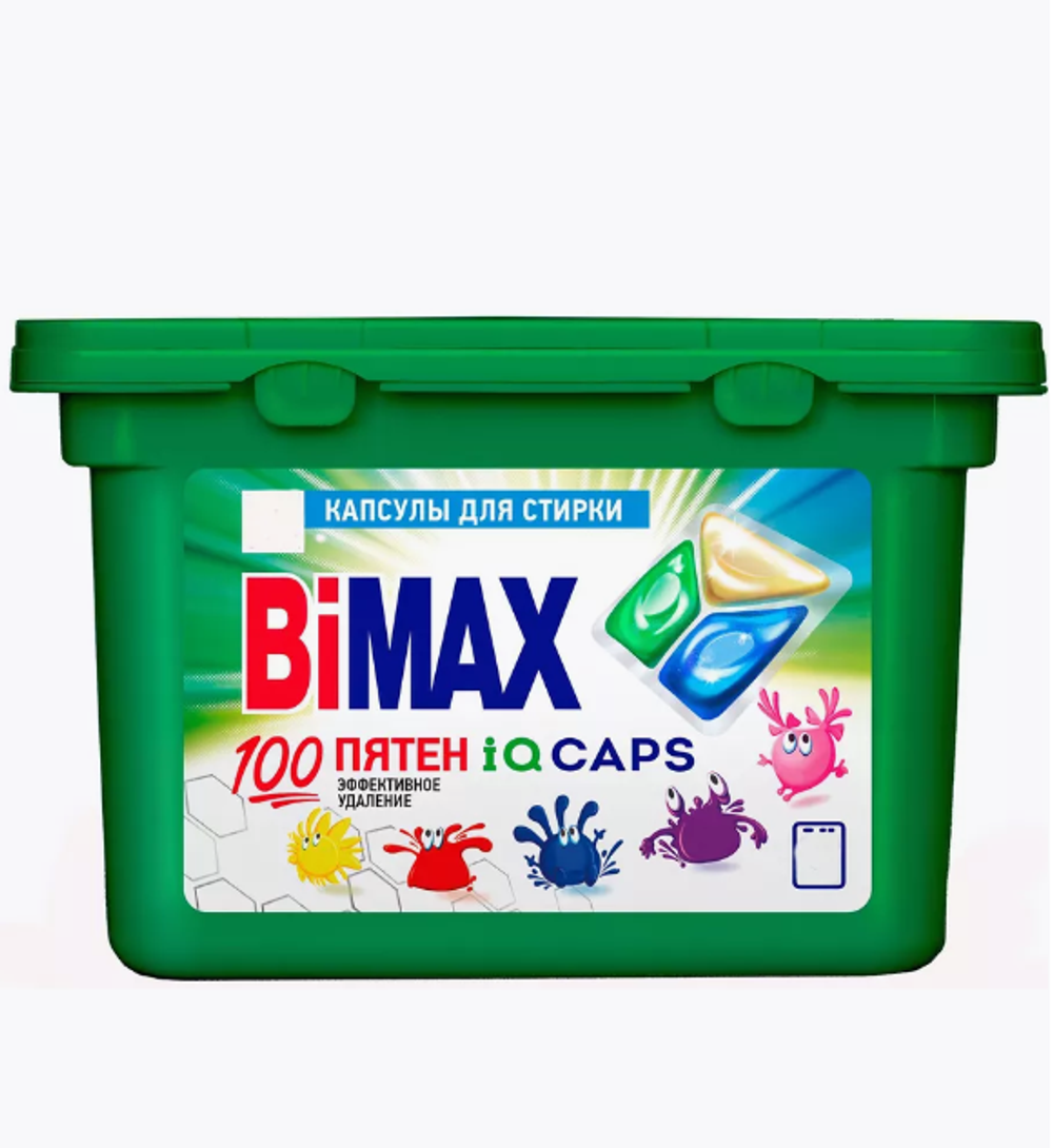 Капсулы д/стирки Bimax 100пятен 1шт. 2372