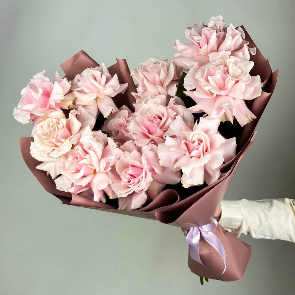 Букет 11 розовых французских роз