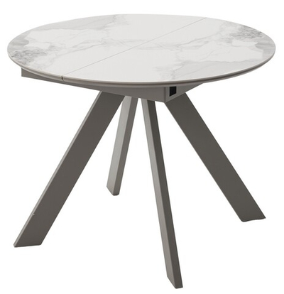 Стол БОНЖУР 100 PANDORA LIGHT, керамика / ЛАТТЕ каркас М-City