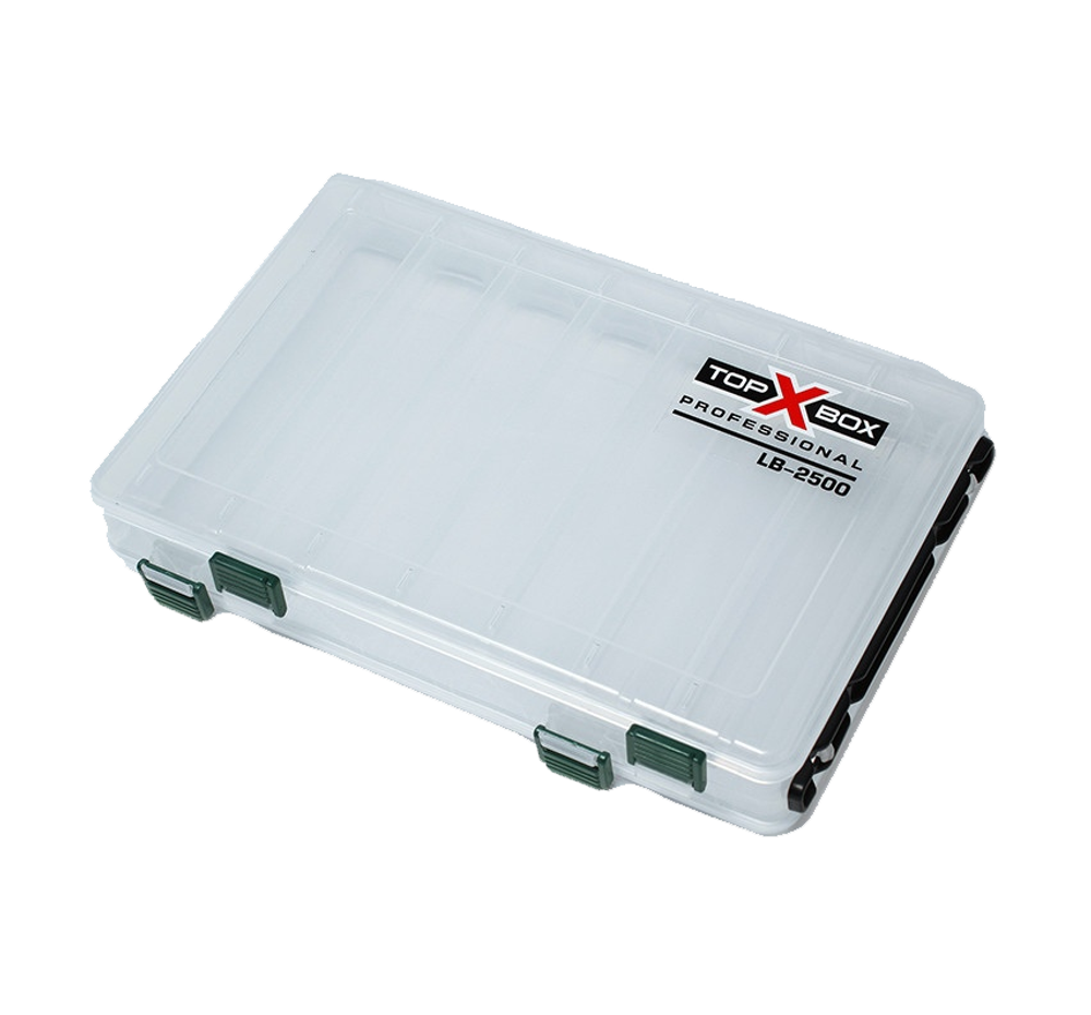 Коробка для хранения воблеров TOP BOX LB-2500 270*185*50 мм., цвет прозрачный