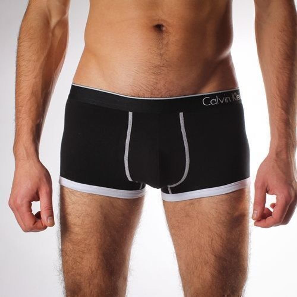 Мужские трусы хипсы черные Calvin Klein Boxer Black 0-01CK00500