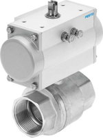 Шаровой кран с приводом Festo VZBM-A-3/4-RP-25-D-2-B2-PB20 Ру25 Ду20 (PN25 DN20)