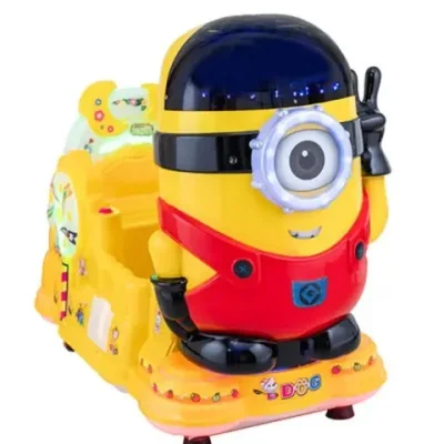 Аттракцион качалка с мультиками «Желтый человечек»