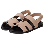 Hermes Genius Casual Wear Beach Sandals Men's Brown, H231696Z H1J