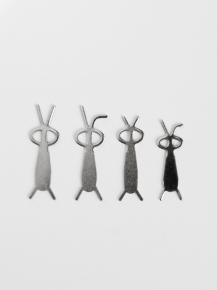 NR Форма для создания блика Кролики, 2,5 и 3 см, 4шт