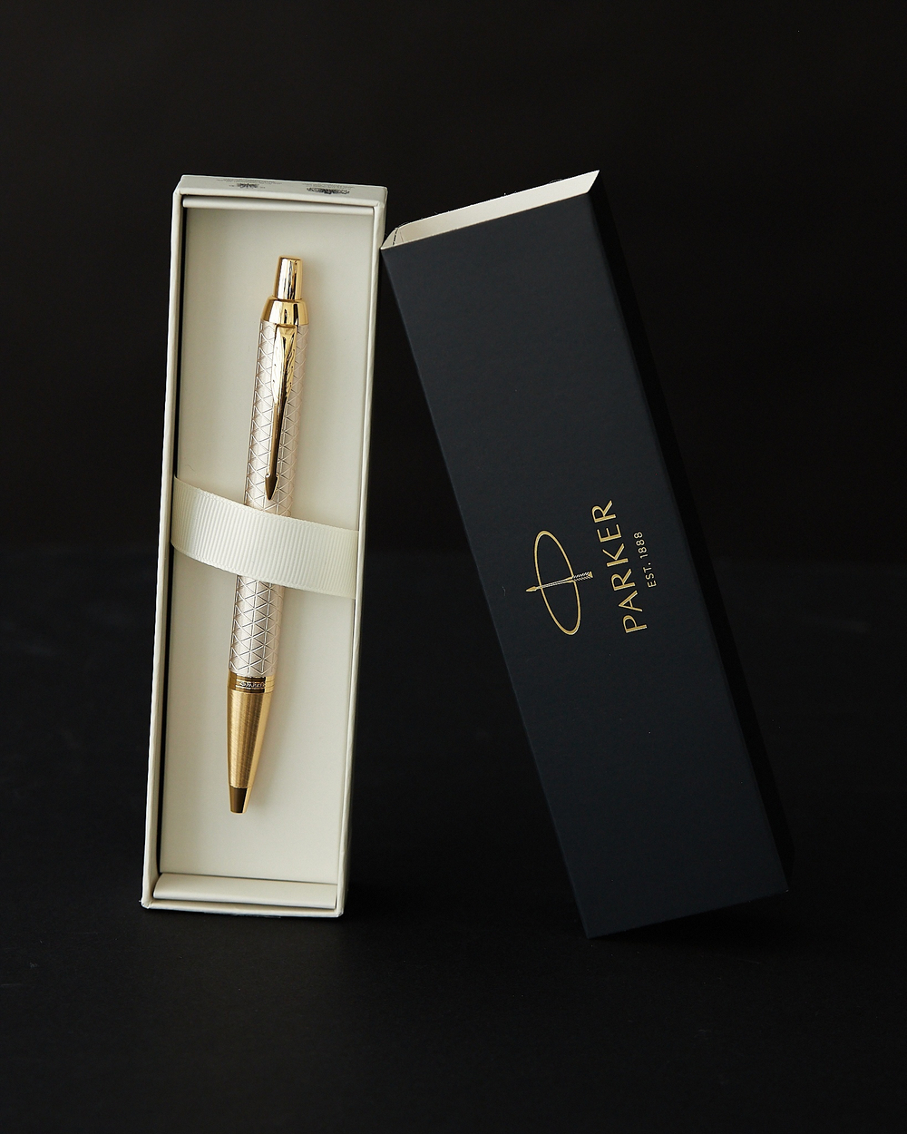 Шариковая ручка Parker IM Premium Warm Silver (grey) GT