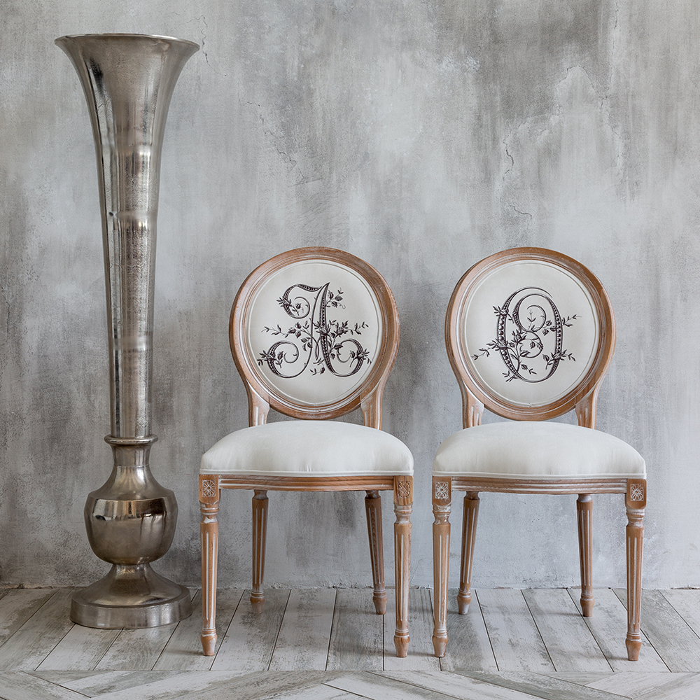 Стул Объект мечты Монограмма буквы O