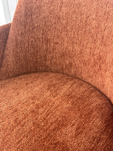 Кресло М-City DISAUR Куб (Cube) Ote Sea-500 Бронзовый,ткань, каркас Металл В Обивке