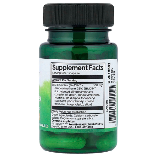 Swanson, комплекс ДИМ, 30 капсул