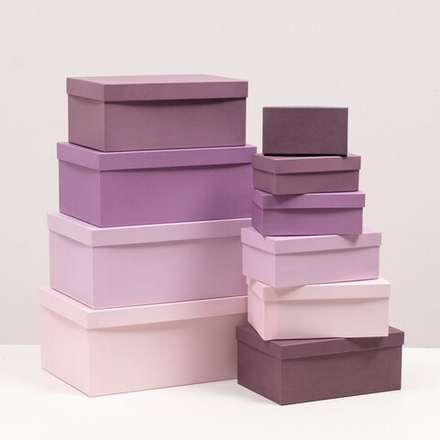 Подарочная коробка "Лаванда" 21,5 х 14,5 х 10 см.