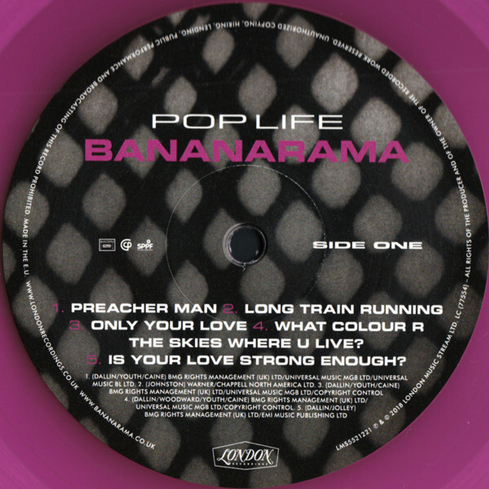 Bananarama / Pop Life (Coloured Vinyl)(LP+CD)
