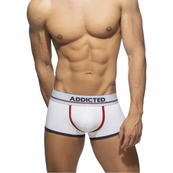 Мужские трусы хипсы белые Addicted AD5022-1