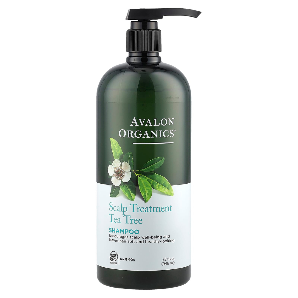 Avalon Organics, шампунь для ухода за кожей головы, с чайным деревом, 946 мл (32 жидк. унции)