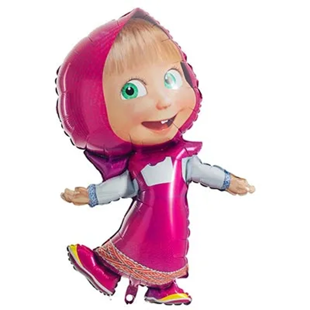 Шар фольга Фигура Маша 107см с гелием
