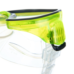 Маска для плавания SALVAS Geo Md Mask CA140S1GYSTH, размер Medium, желтая