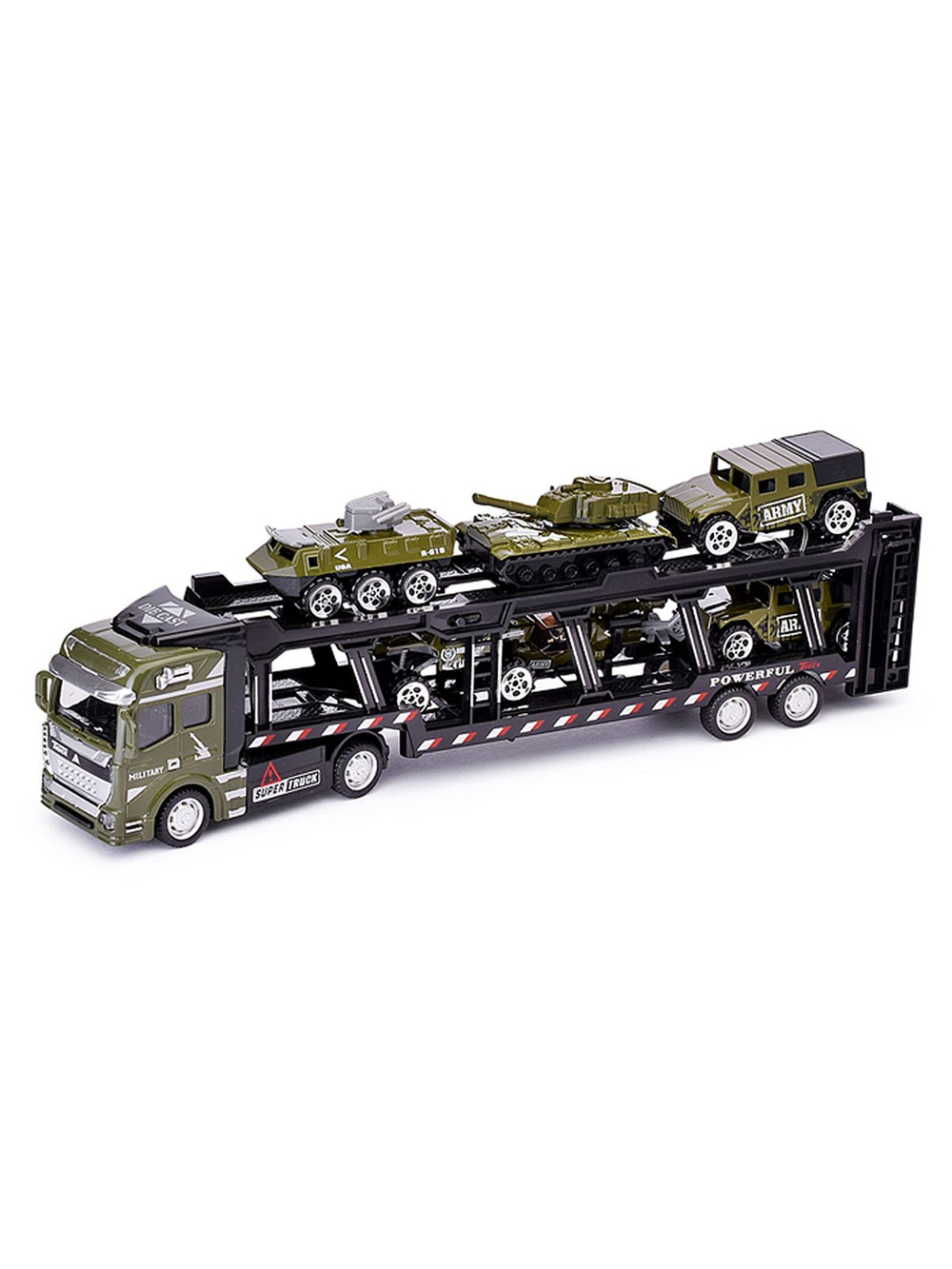 Игровой набор Автовоз с военной техникой (2212-10G)