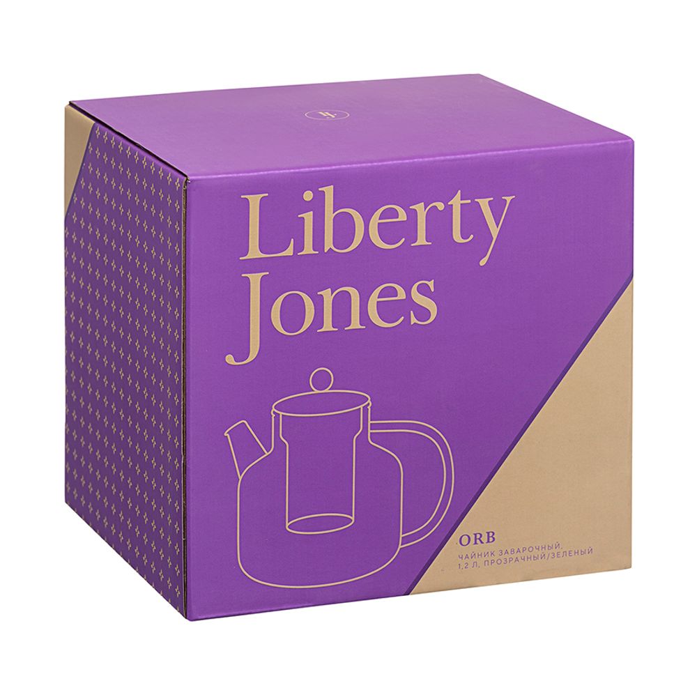 Чайник заварочный Orb, 1,2 л, желтый/зеленый