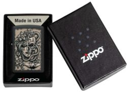 Зажигалка Zippo Gory Tattoo с покрытием Black Matte (48616) 6