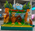 Коммерческий надувной батут "Чудо-сафари"