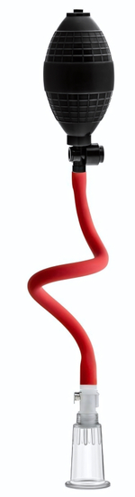 Вакуумная помпа для клитора и сосков Beginners Clitoral Pumping System (Цвет: прозрачный)