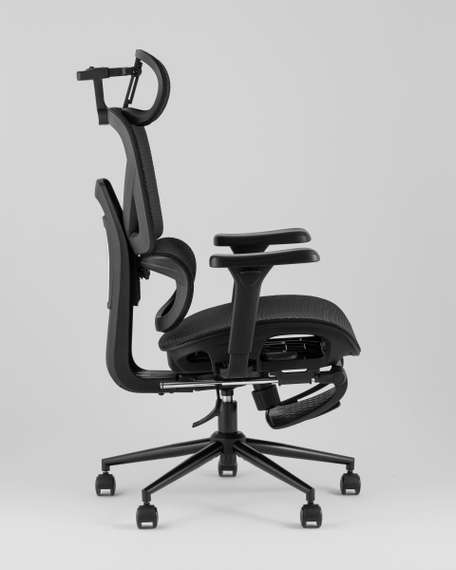 Кресло офисное TopChairs Vertus черная сетка
