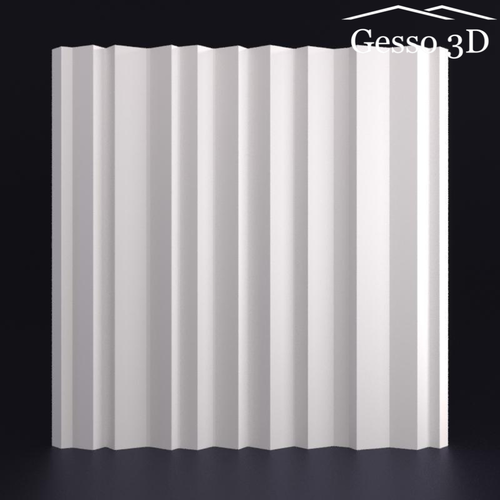 Гипсовая 3D панель Fusion