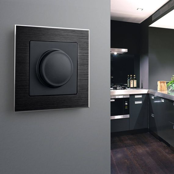 Рамка Werkel Aluminium на 1 пост черный алюминий W0011708 4690389157981