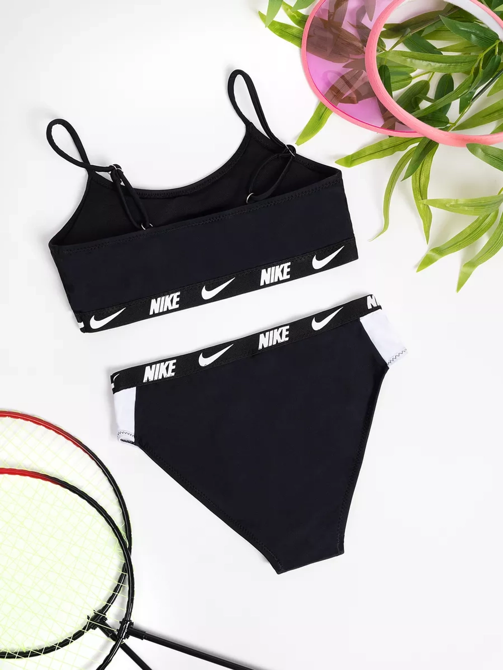 купальник раздельный спортивный с топом для бассейна