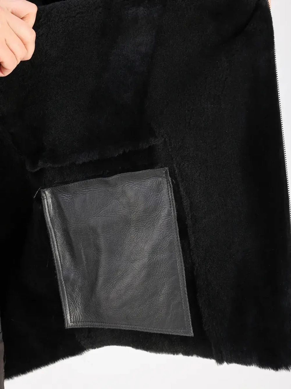 Дубленка зимняя натуральная оверсайз больших размеров