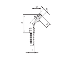 Фитинг DN 25 BEL (Ш) 25 (45)